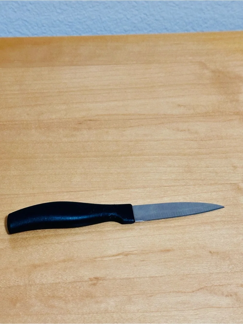 Classic Black Paring Knife with Non-Slip Handle